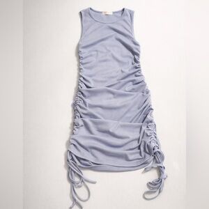ROMWE Light Purple Ruched Dress